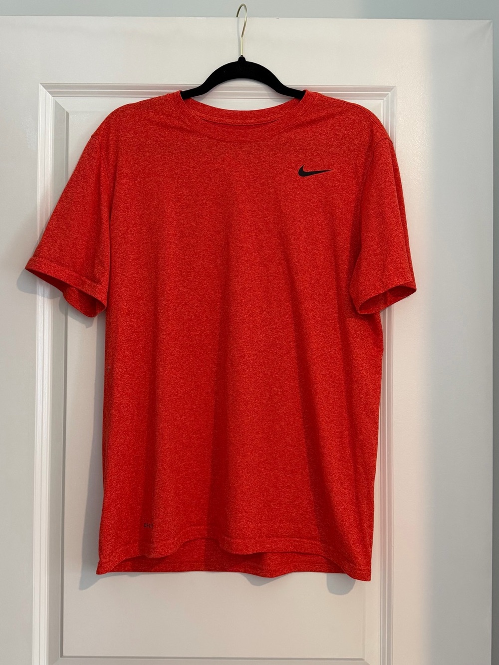 Nike Men's Heathered Red Short Sleeve Performance Tee